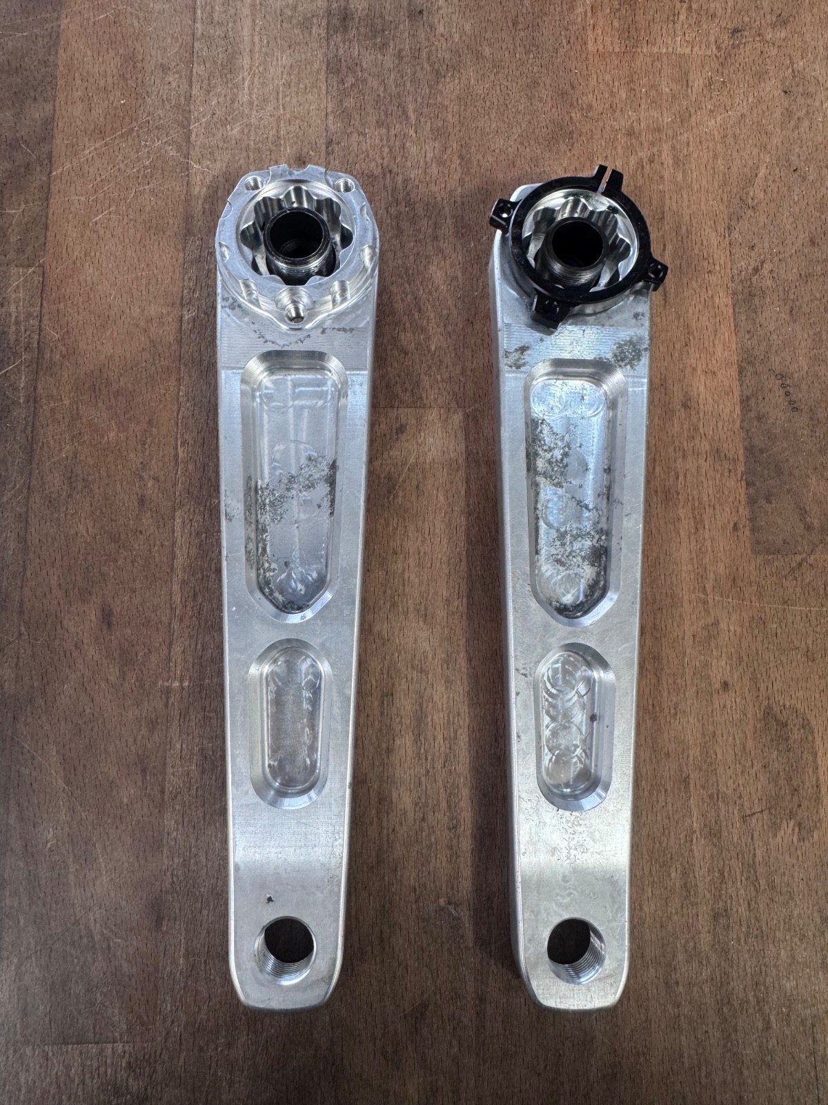MTB Crank Arms 3bolt 175mm BB30/DUB PROTOTYPE Not Anodized Not branded Rare