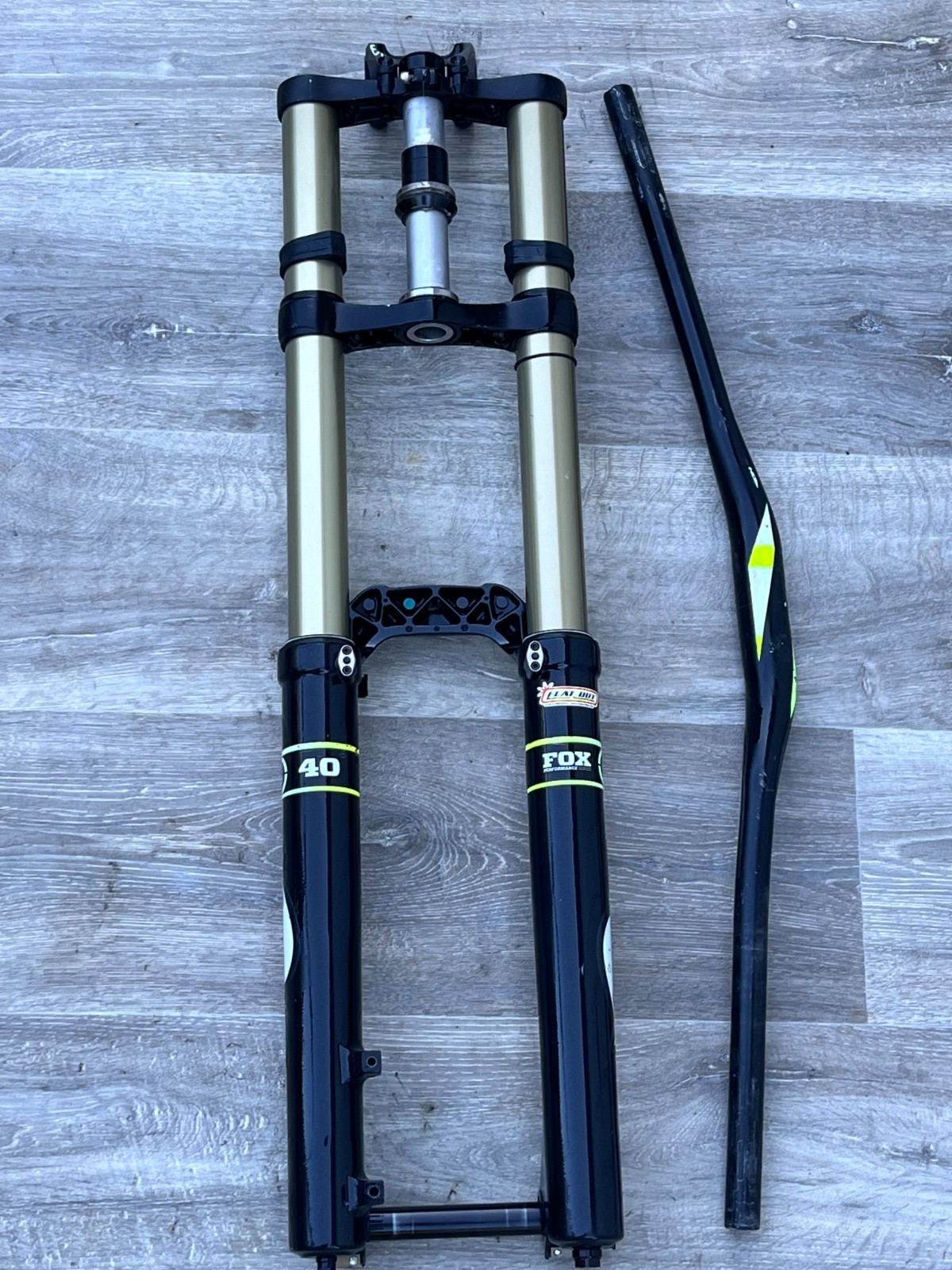 Fox 40 Performance Coil Double Bridge Fork Fork Mountain Bike Downhill
