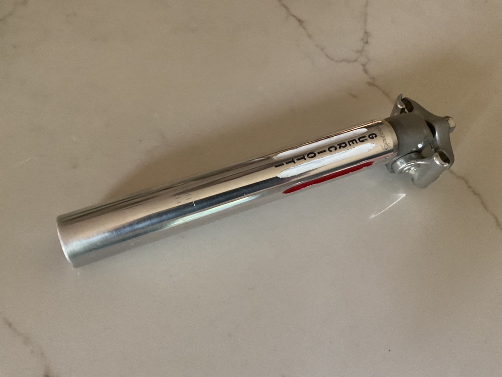 Campagnolo Record Fluted 2 Bolt Seatpost 1980s 27.2mm X 210mm Guerciotti Panto