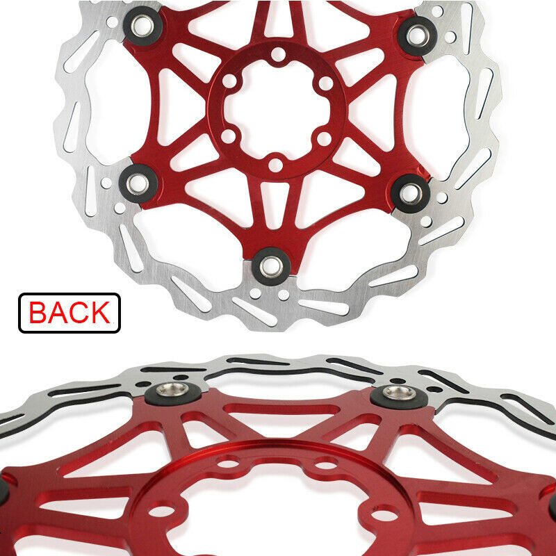Bicycle Disc Brake Rotor MTB Bike Floating Rotors Heat Dissipation 160/180/203mm