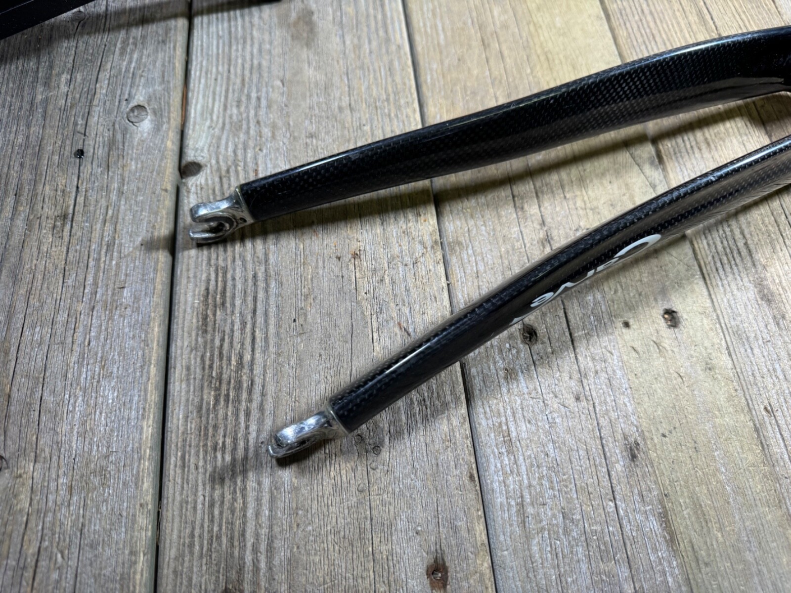 Columbus Carve Carbon Fiber Fork 700c Road Bicycle Fork 1-1/8 Threadless USED