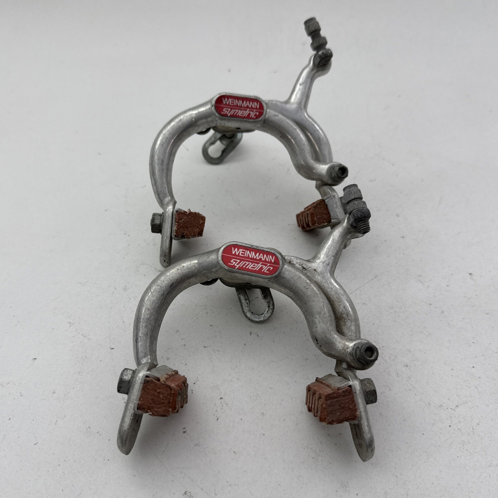 Vintage Weinmann Symetric Brake Caliper Set 813 Side Pull Silver Road Bike A64
