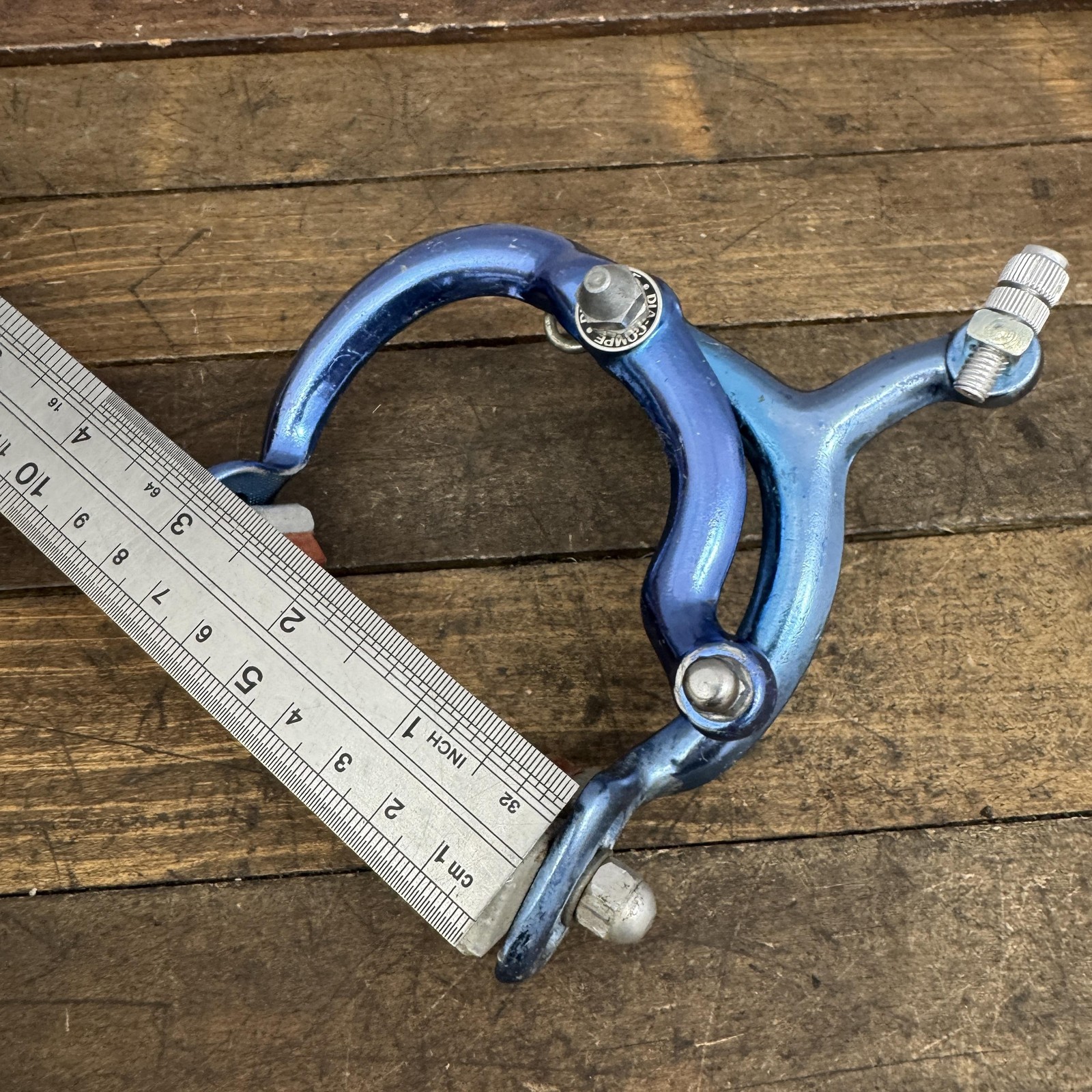 Vintage 1020 Side Pull Caliper Brake Blue Single BMX Road Bike 80s