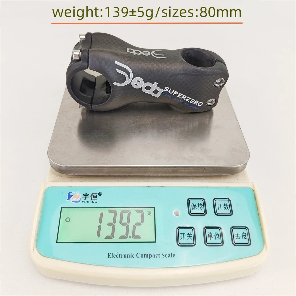 Full Carbon Fiber Mountain Road Bike Stem 31.8*60-120mm 6/17 Degrees Bike Parts