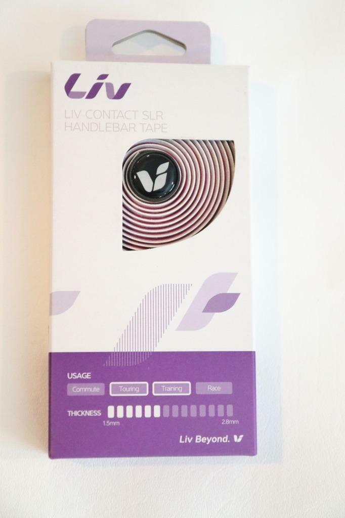 Liv Giant Contact SLR Handlebar Tape White Pink 2.0mm Grip Bike Non Slip Bar