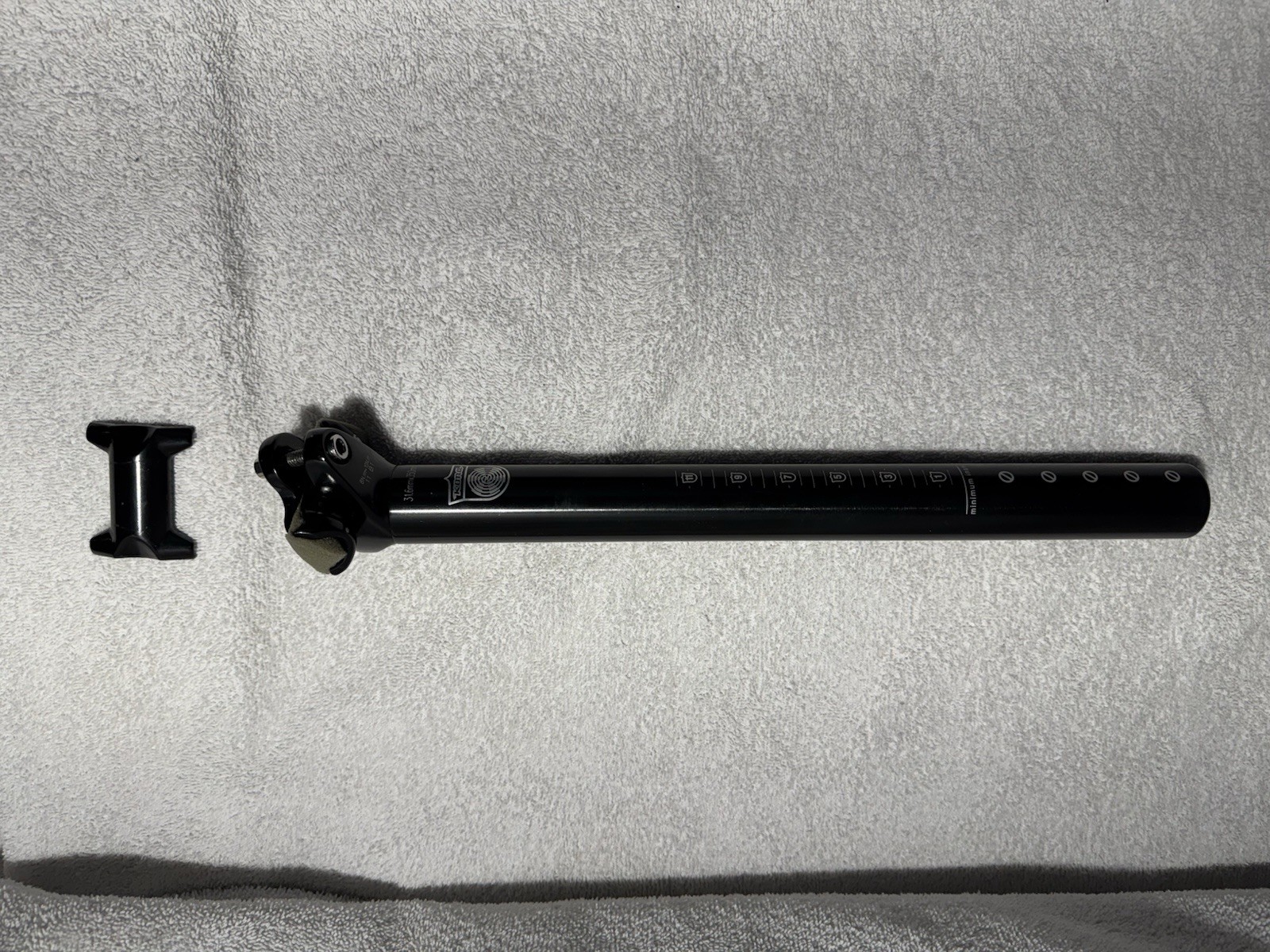 Kona Steel Seatpost 34.9mm x 350mm Black for Mountain Bike