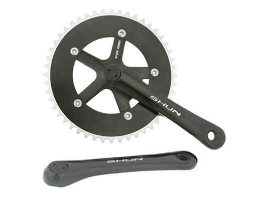 bike Alloy Chainwheel Set 48T x 170mm Black. for bicycles