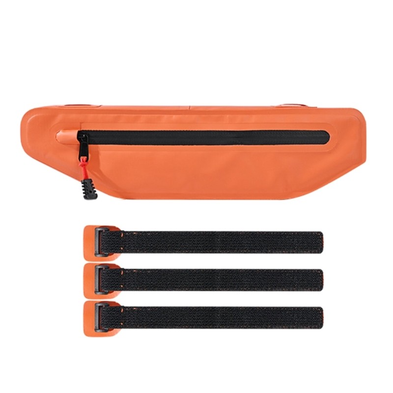 Impermeable Biking Storage Bag Having Secure Attachments And Easy Access