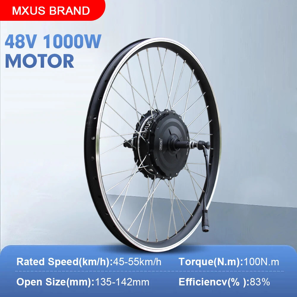 Electric Bike Conversion Kit 48V 1000W High Speed Brushless Hub Motor Wheel