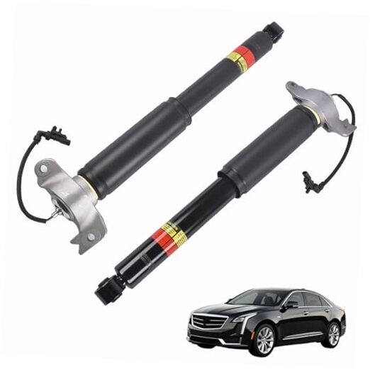 Pair Rear Shock Absorbers Struts with Upper Mount Electric Assembly Compatible