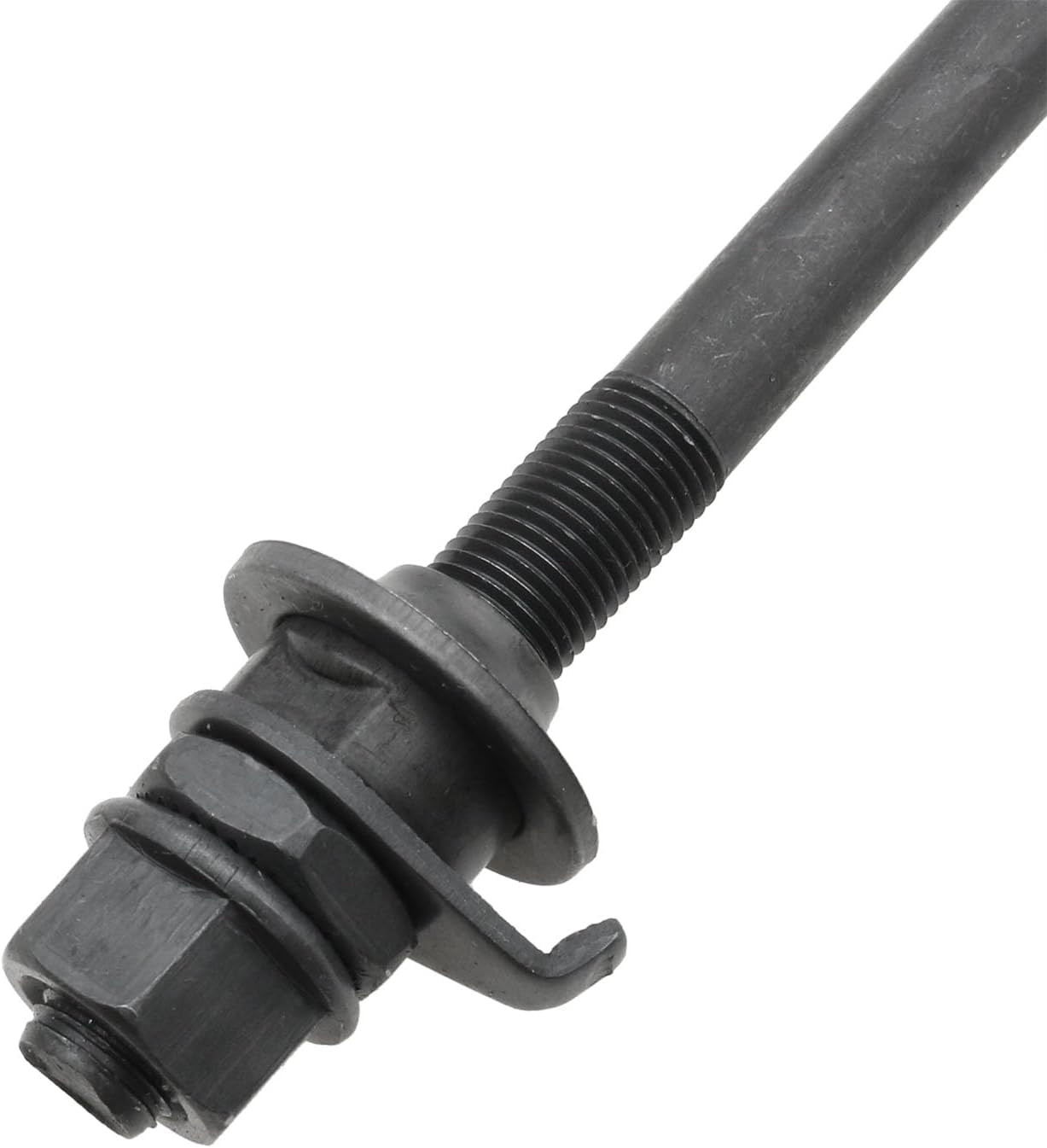 1PCS Bike Axle 140Mm Bicycle Multiple Speed Front Hub Axle 3/8 Inch Black Bike A