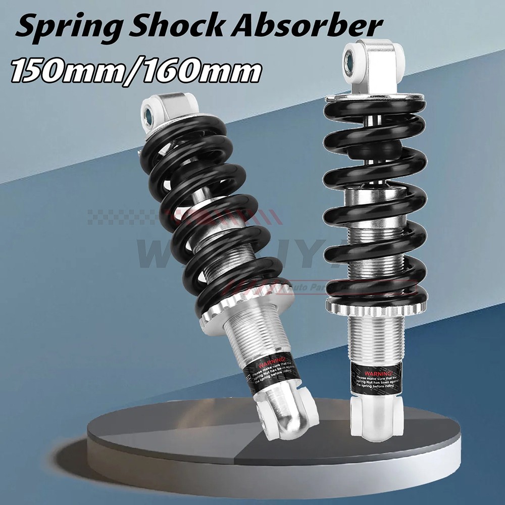 Bike Shock Absorber Spring for MTB Rear Shocks Suspension Adjustable 150/160mm