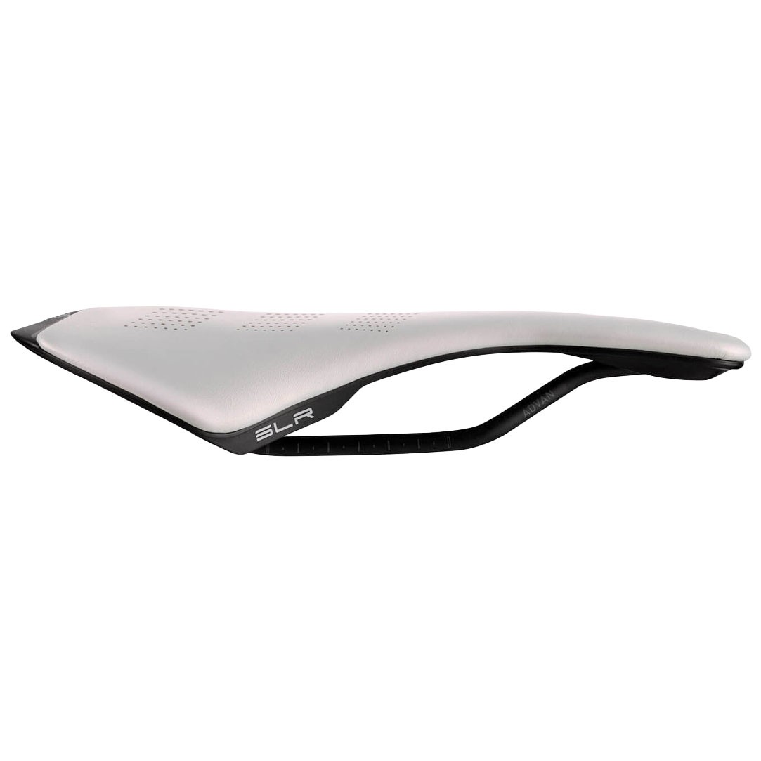 Selle Italia SLR Advan Opal White Bicycle Saddle – Steel Rails, Lightweight