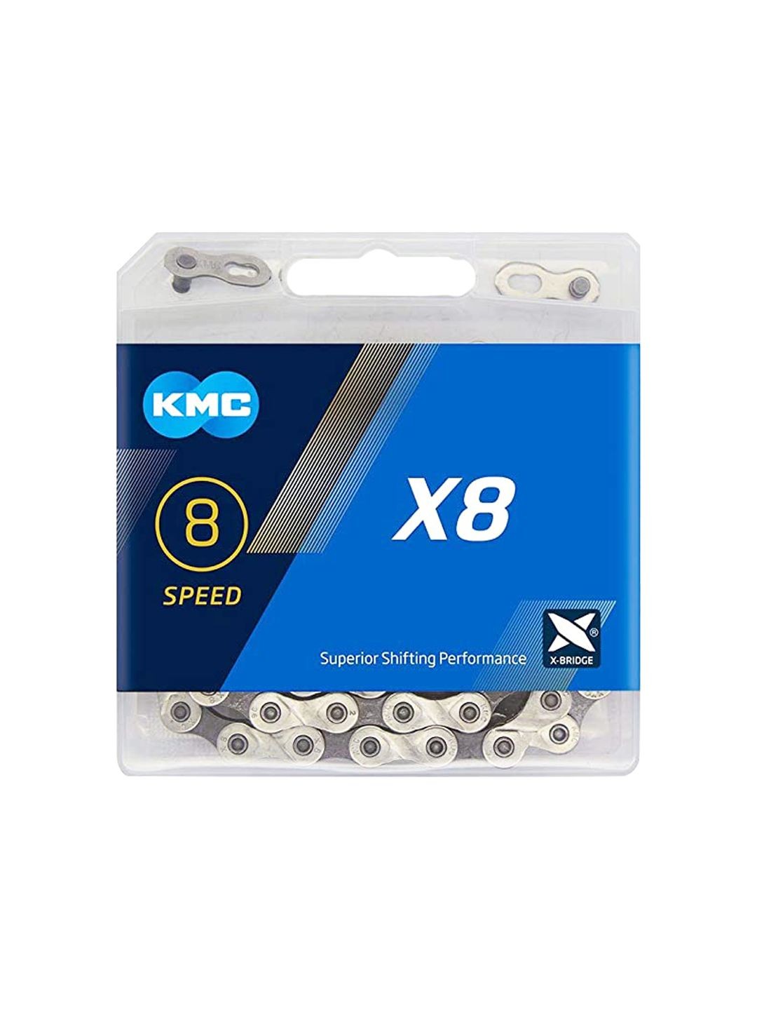 KMC X8 8-Speed Chain One size Silver/Grey