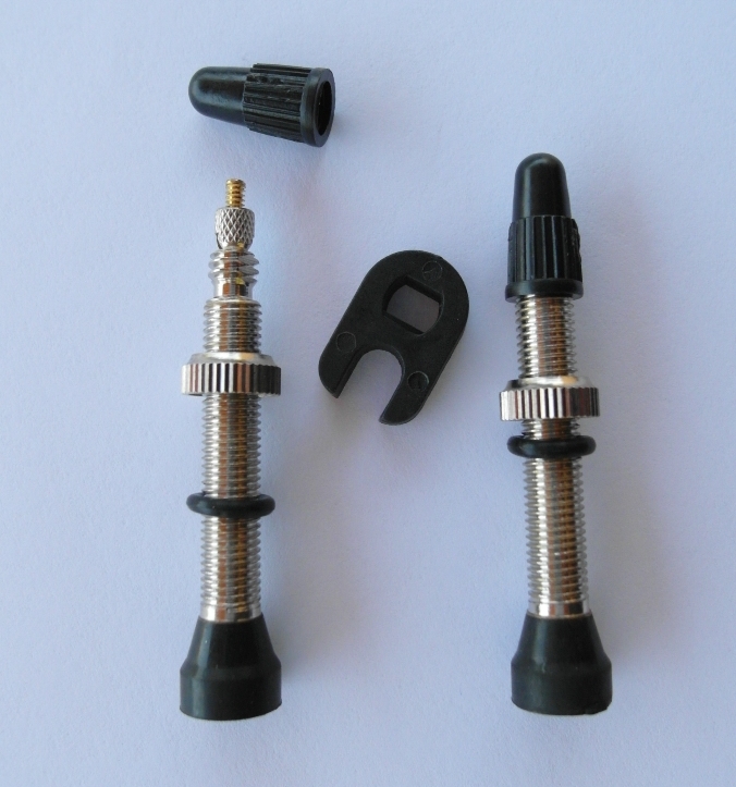Tubeless presta valves stems brass removable core for mtb/road 40mm