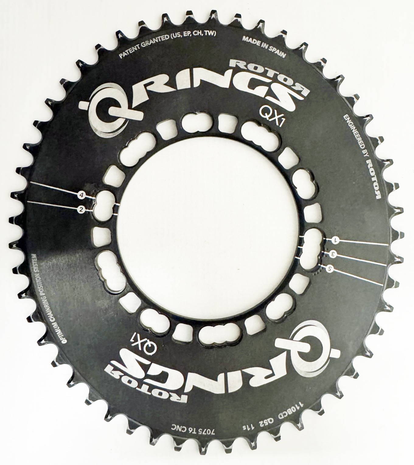 Rotor Q-Rings 5 x 110 bcd Q52 Tooth for 11 speed Chainring – Used