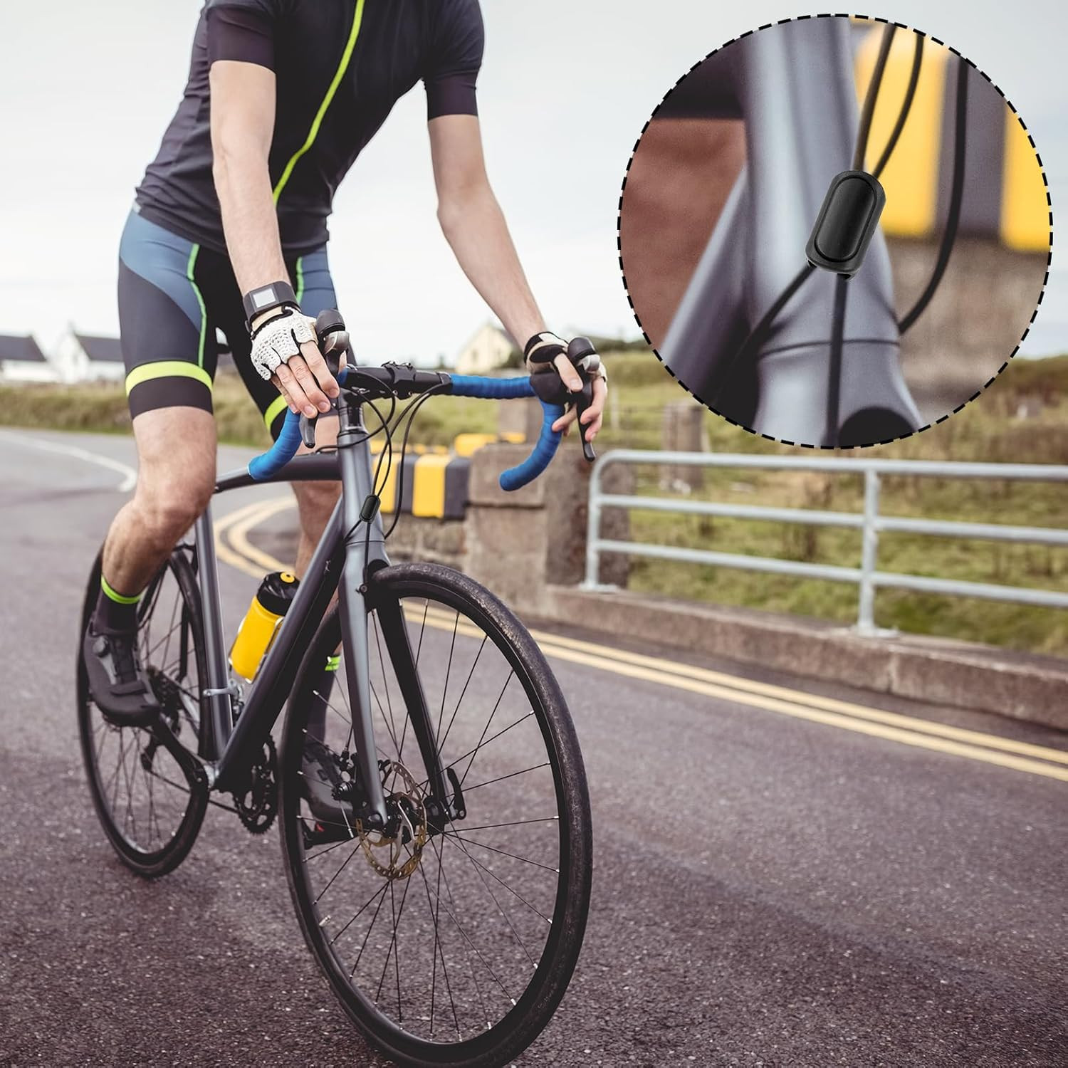 8 Pcs Bicycle Brake Cable Clips for 4mm and 5mm Housing and Hose Management