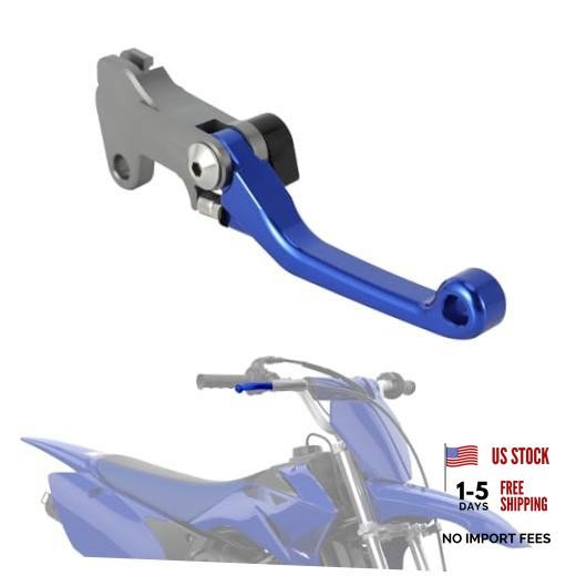 Dirt Bike Brake Lever Foldable CNC for TTR 110 TTR110 2015-2025 Blue