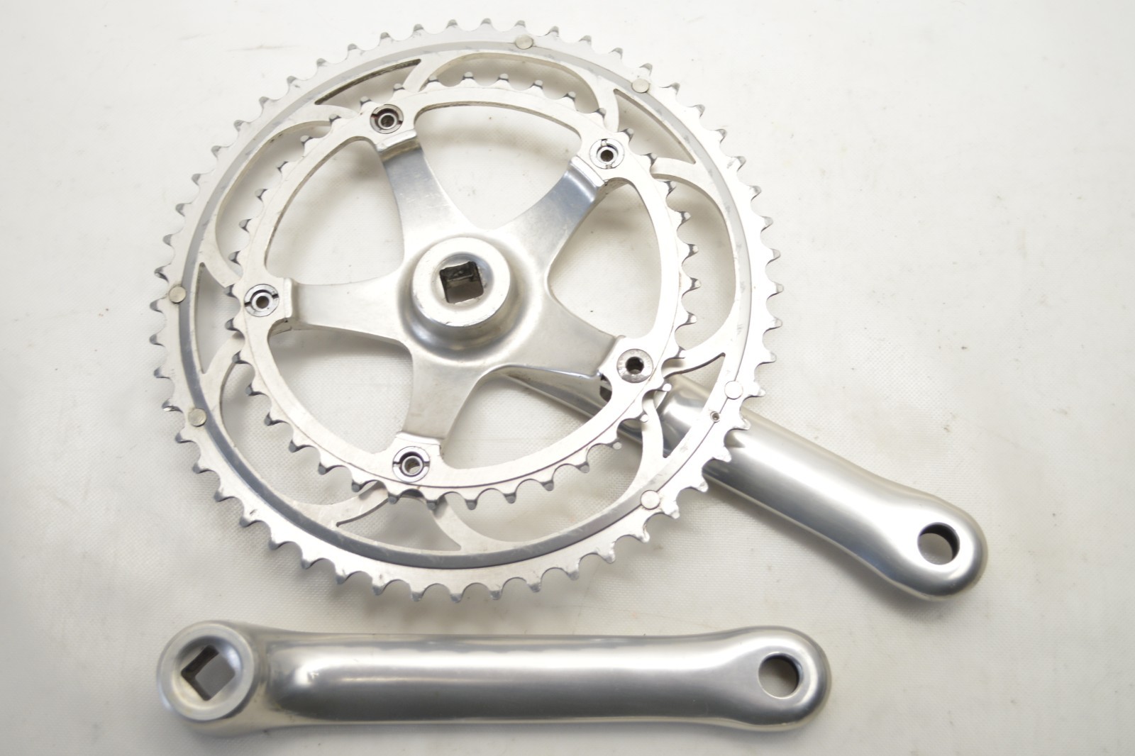 CAMPAGNOLO C RECORD BICYCLE 53/39 T 180 MM CRANK SET 135 MM BCD 9/16″ X 20 TPI