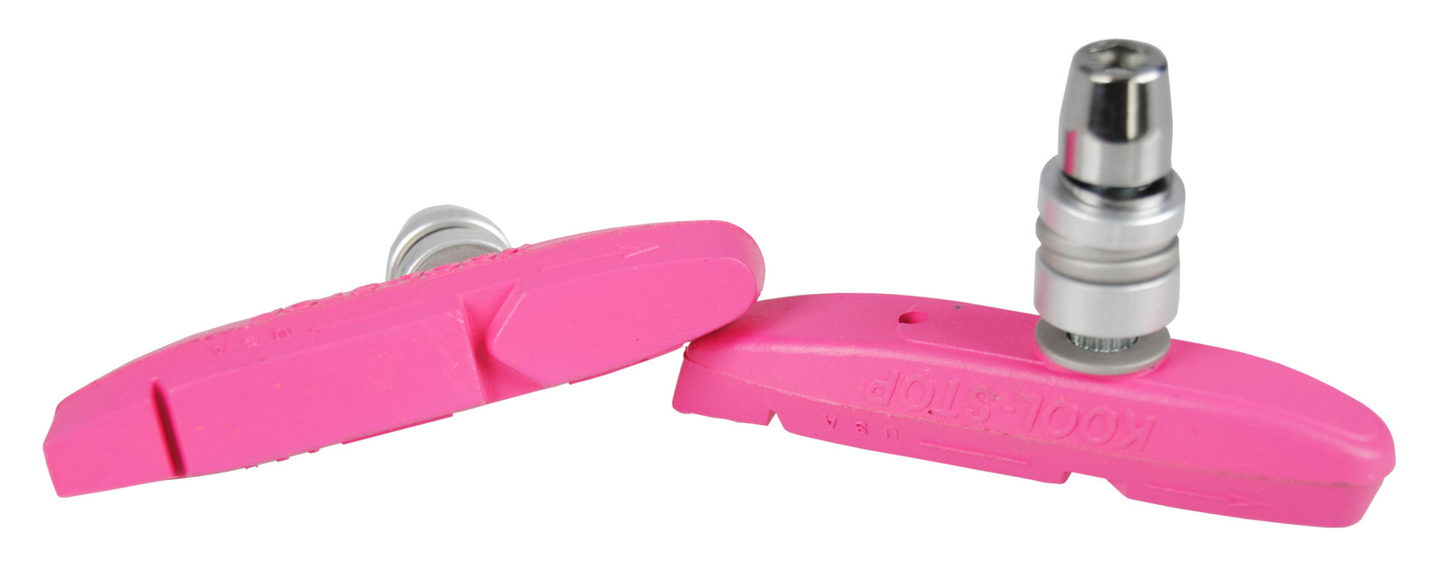 KOOL STOP Supra 2 bicycle BMX THREADED brake pads PINK
