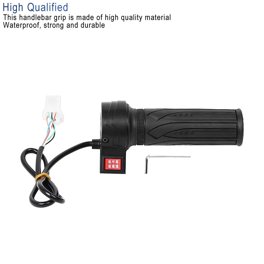 Accelerator Throttle Handle Grip Electric Bike Scooter Bicycle Speed Controller