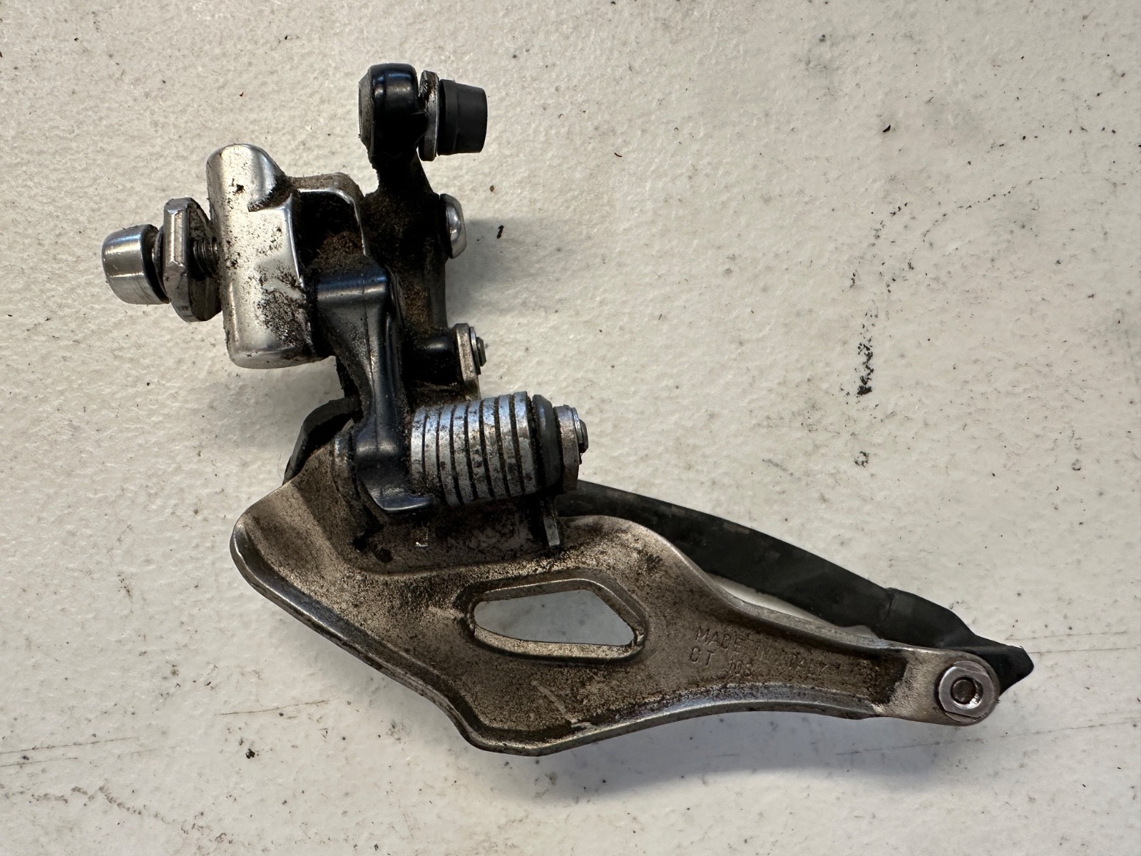 Campagnolo Record CT Titanium Carbon Braze-on Front Derailleur