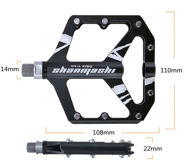 CNC Aluminum Road MTB Folding Bike Cycling Bicycle Pedal Flat Pedals Bearings