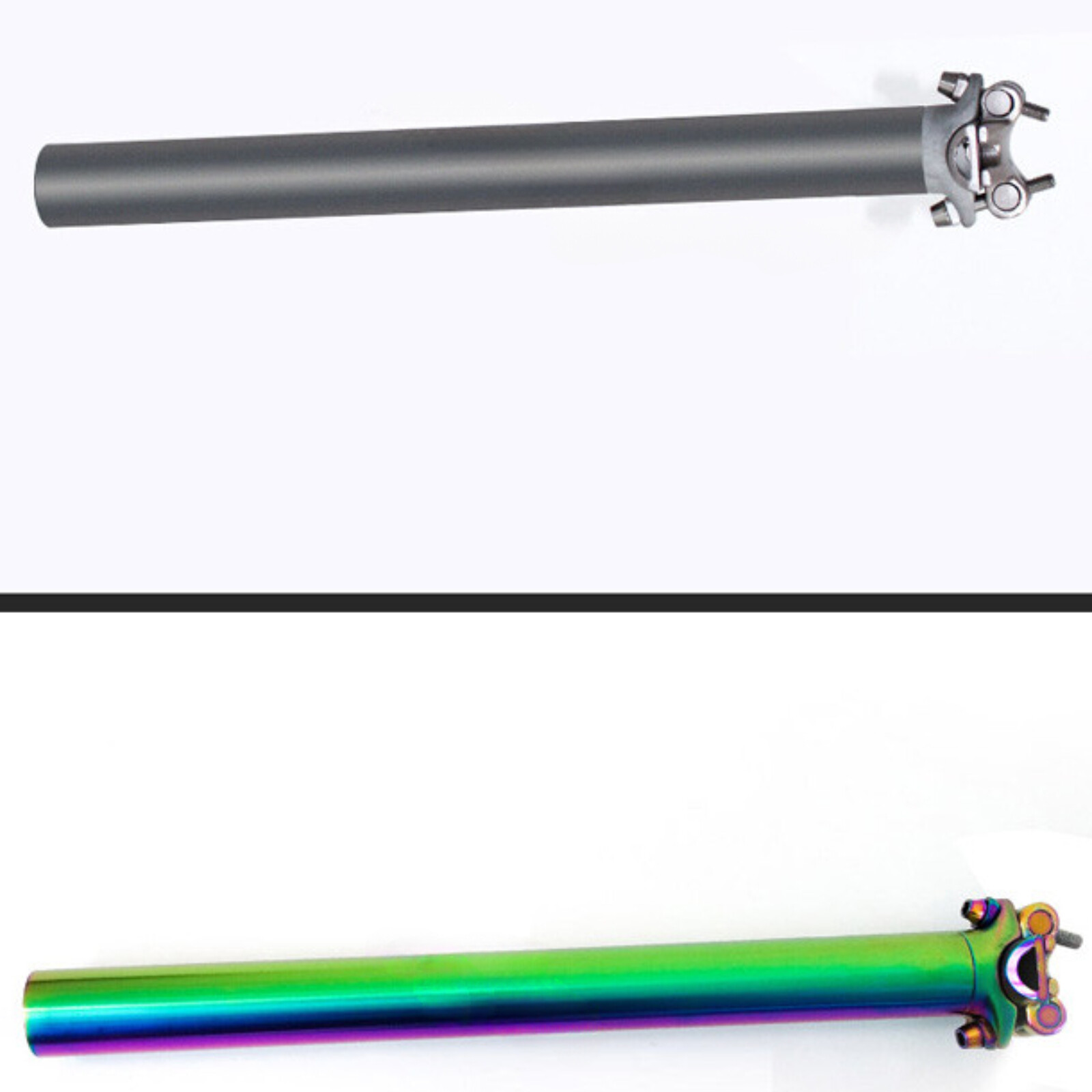 31.6/27.2/30.9/34.9mm Bicycle Bike Titanium Seat post aluminum head 350/400mm