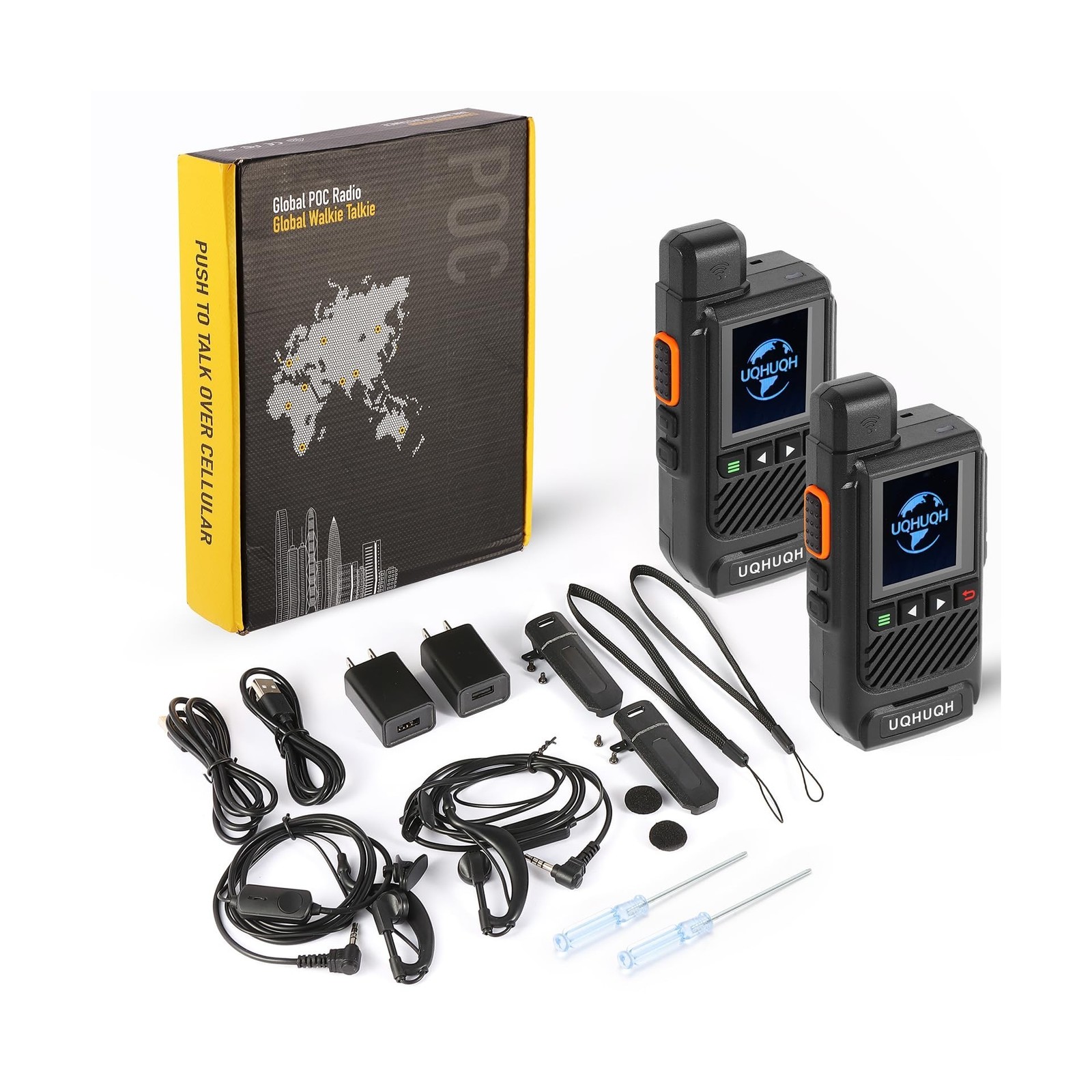 Nationwide 4G LTE Walkie Talkies with Lifetime Free Service & SIM Cards-Unlim…