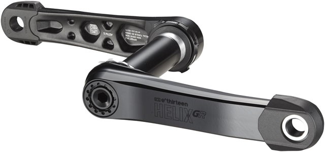 e*thirteen Helix Race GR Crankset 165mm 73mm 30mm Spindle Black
