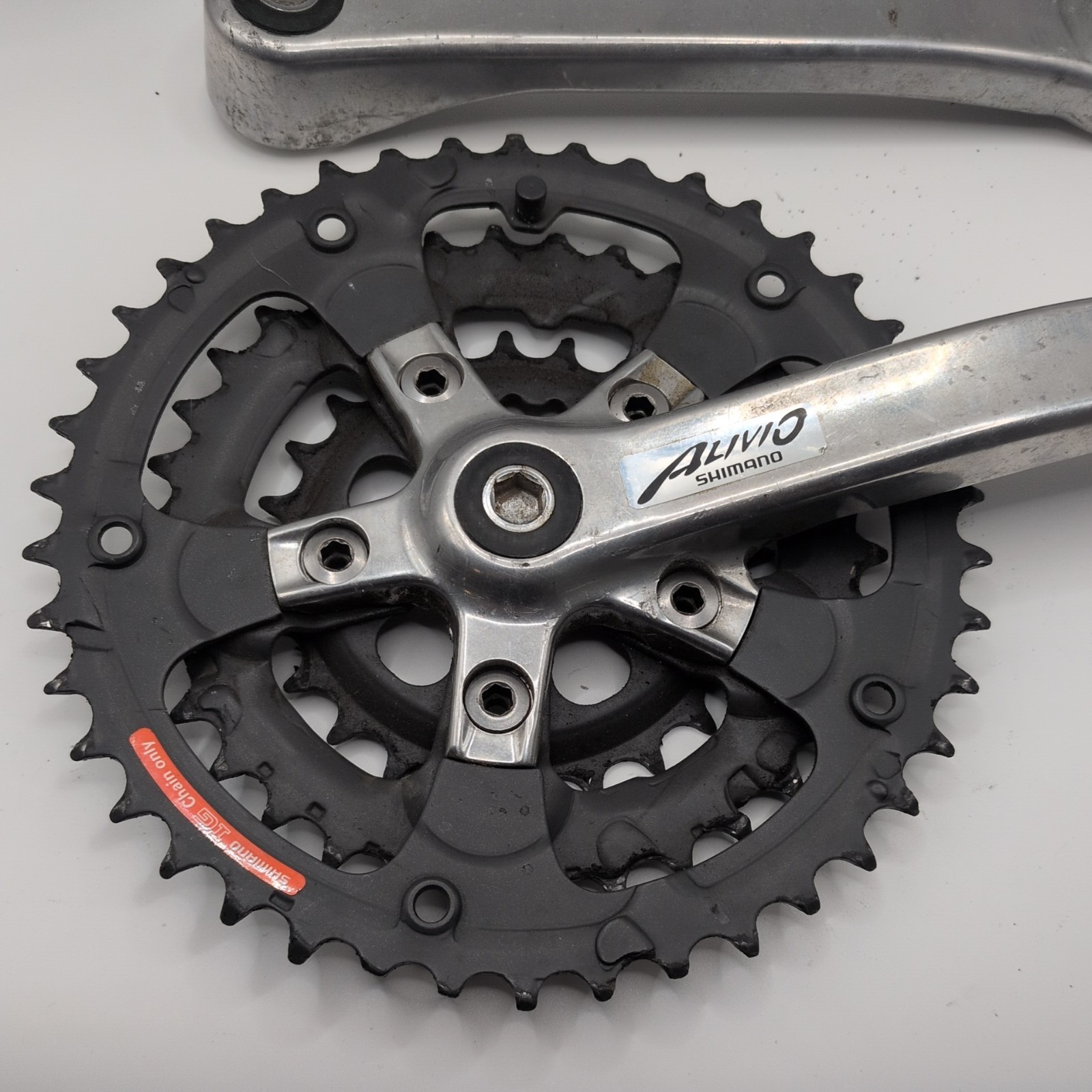 Shimano Alivio FC-MC14 Triple Crankset 42/34/24 Tooth Square Taper Japan 175 MTB