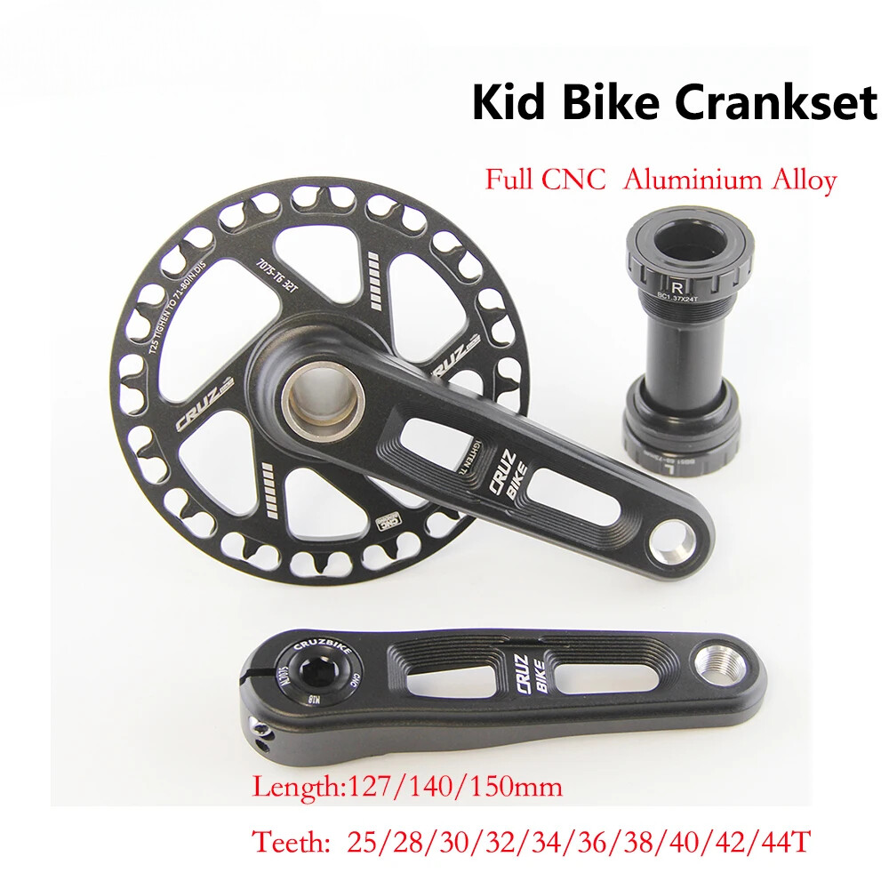 Ultralight Children’s Folding Bike Crankset Hollow Tech Crank 127/140/150mm