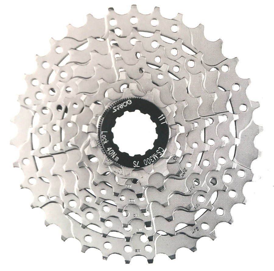 S-Ride CS-M200 7 Speed Cassette 11-34 Mountain Touring Road Bike Fits Shimano