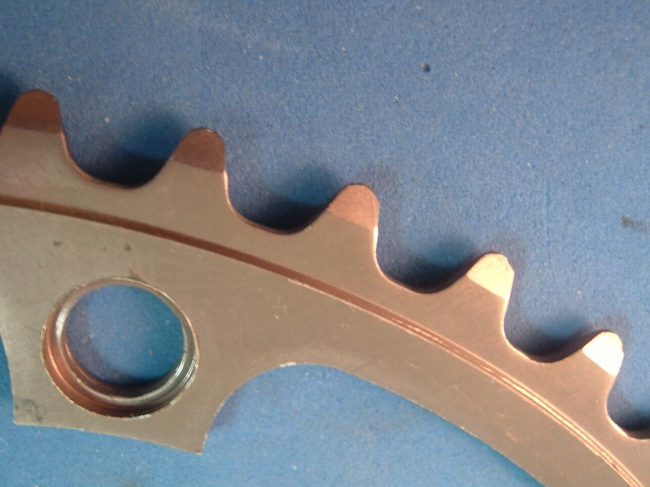 Shimano 600 42T Biopace LD NEW / NOS Chainring Oval- 6/7/8/9-Spd-130MM-Bronze NM