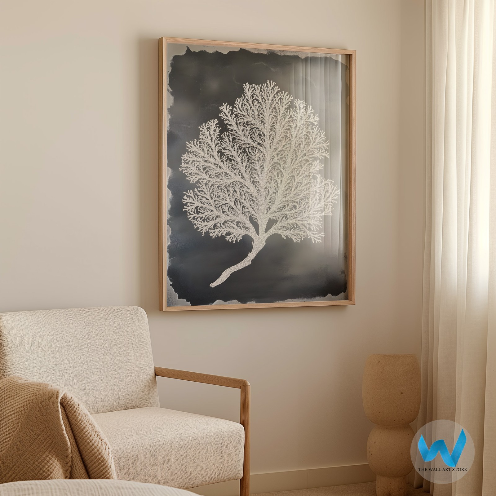 Elegant Coral Wall Art Poster for Modern Home Decor Premium Quality