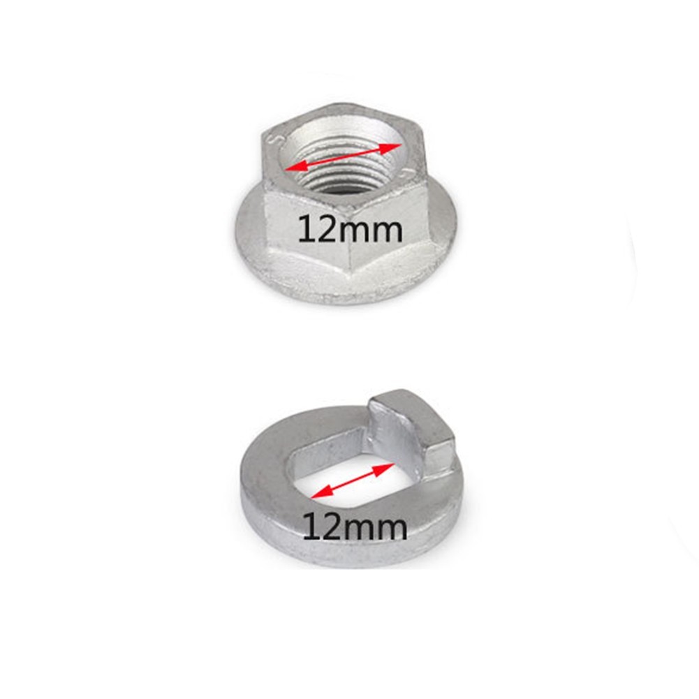 1000-12000W Motors Hub Motor Nuts Steel Ebike 12mm Flats 16mm Shaft 250W-1000W