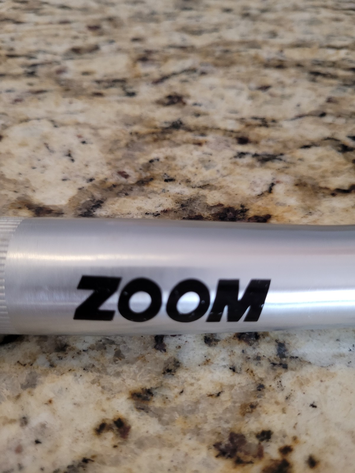 Vintage ZOOM 170 Handlebar 25.4 Silver 560mm 6000 Butted Aluminum NOS