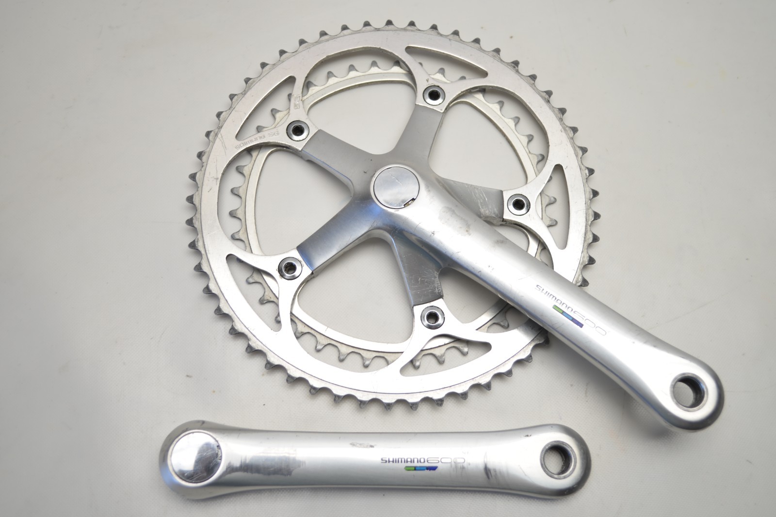 SHIMANO 600 ULTEGRA TRI-COLOR ROAD BICYCLE 170 MM SG-53/42 T CRANKSET FC-6400