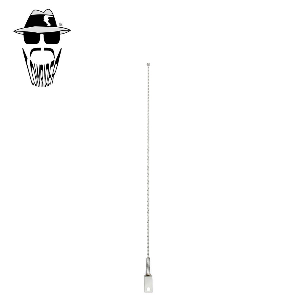 ORIGINAL LOWRIDER Bike Twisted Antenna for Lowrider Bicycles (Chrome Gold Black)