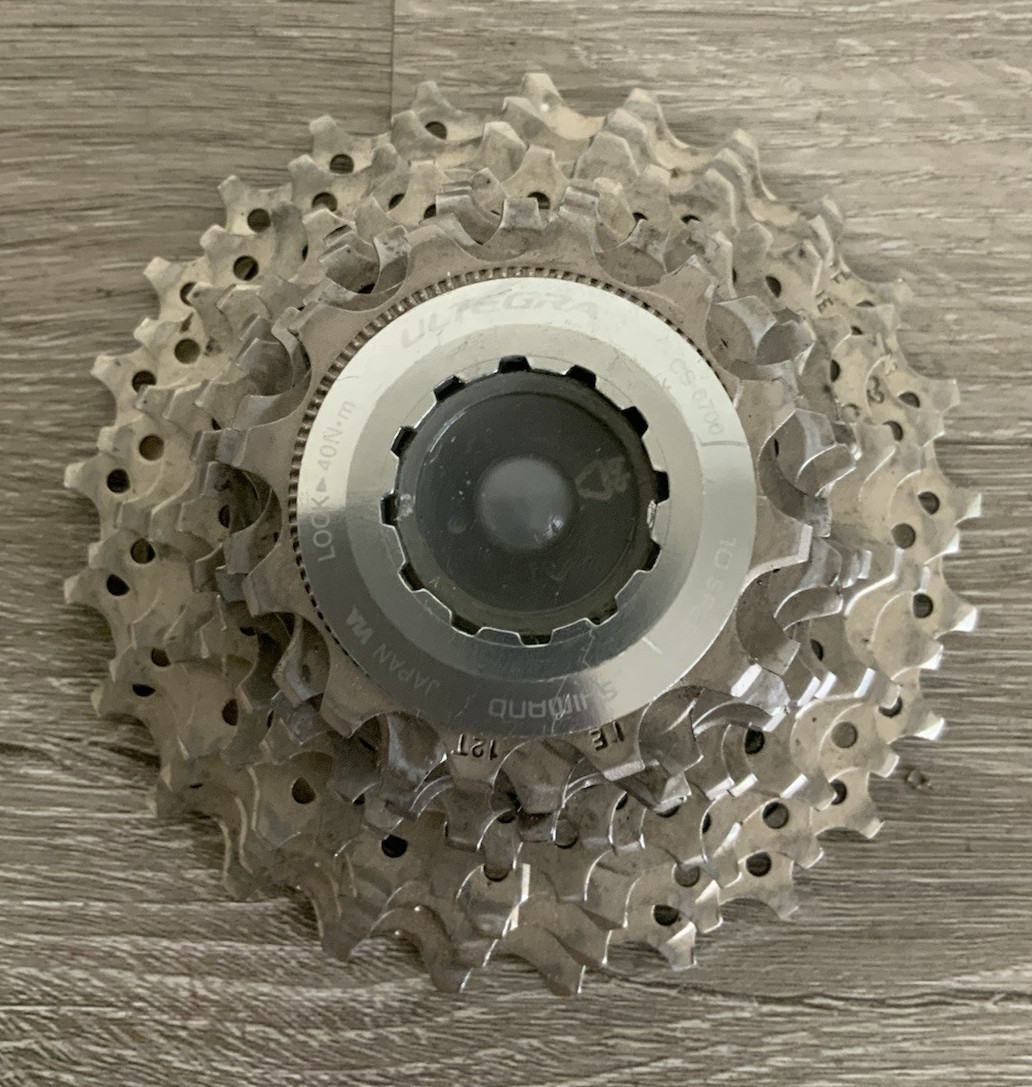 SHIMANO ULTEGRA 10 SPEED CASSETTE 120-25 TOOTH 6700 MODEL 236 GRAMS