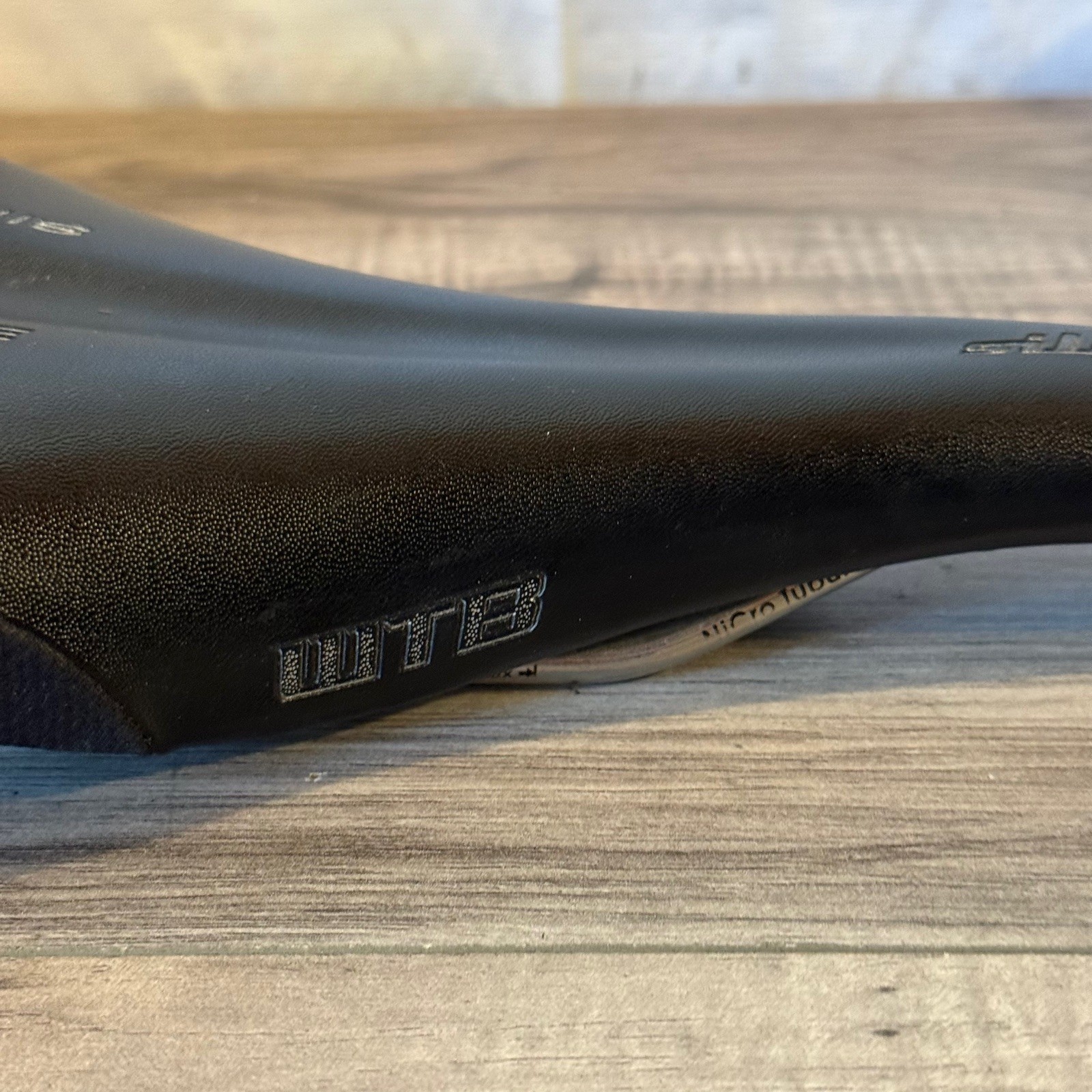 WTB Silverado Thinline NiCro Rail Black Leather Saddle 133 x 280
