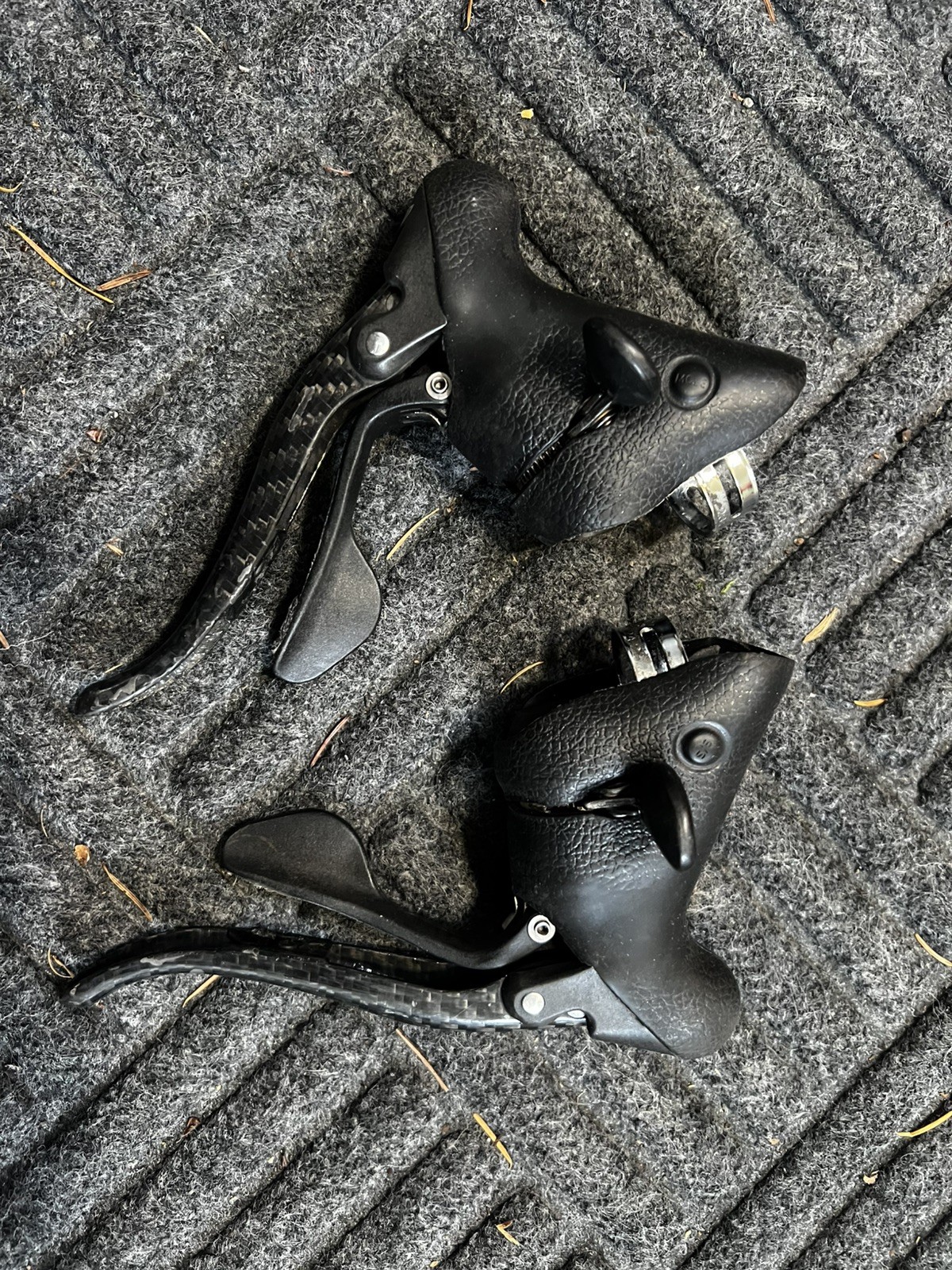 Campagnolo Record 10-Speed Mechanical Carbon Shifters Rim Brake Levers 336g