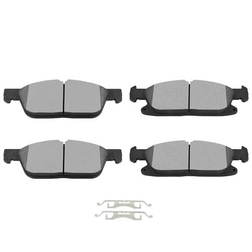 Disc Brake Pads Sets Front Ceramic Brake Pads w/Hardware Front D1818 [4PCS]