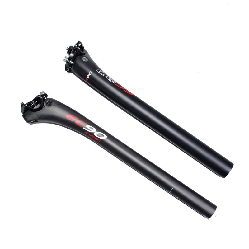 EC90 Carbon Fiber Bicycle Seat Post Mountain Bike Seatpost 25.4/27.2/30.8/31.6mm