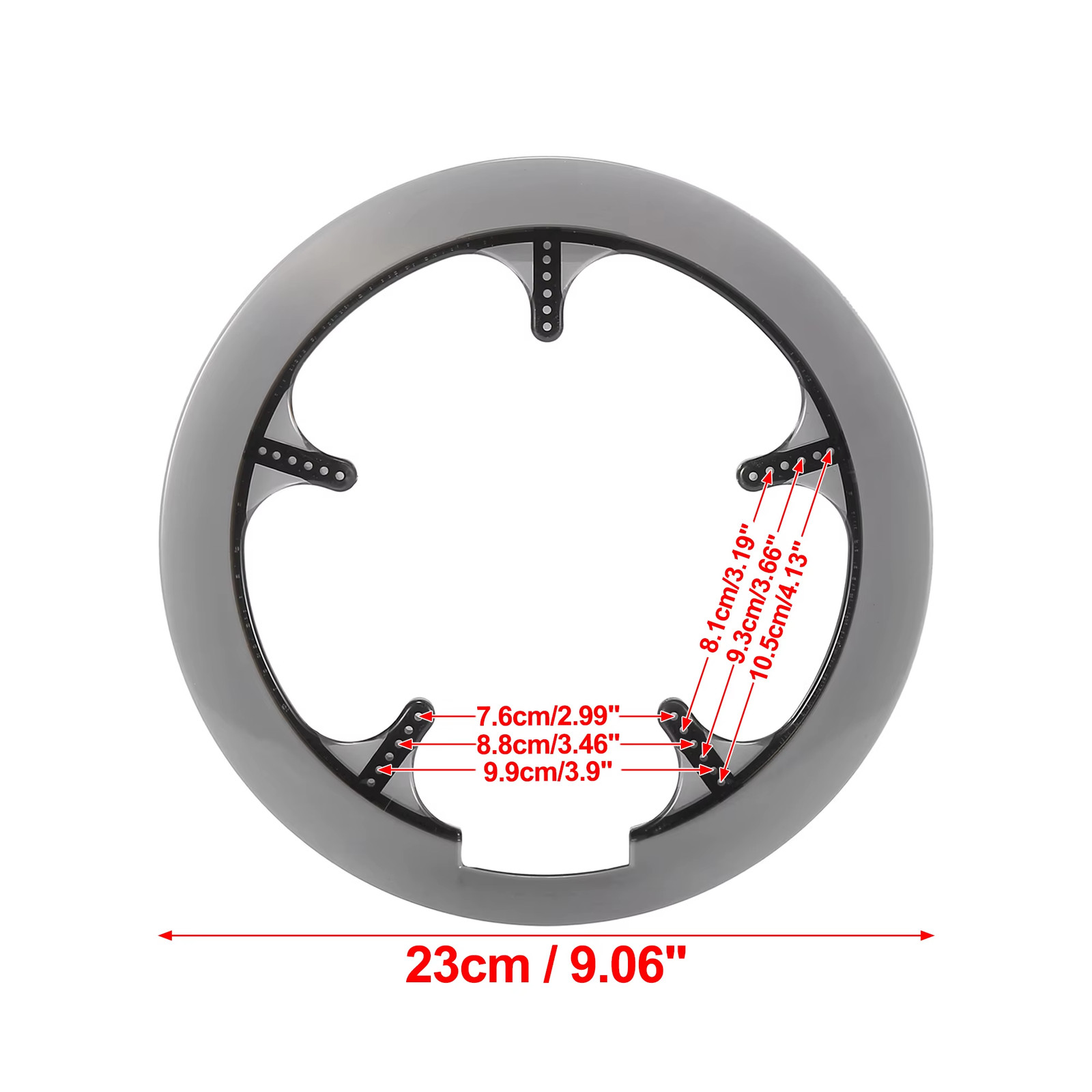 Bike Crankset Chainring Guard 40-52T Sprocket Protector MTB Road 4/5 Hole