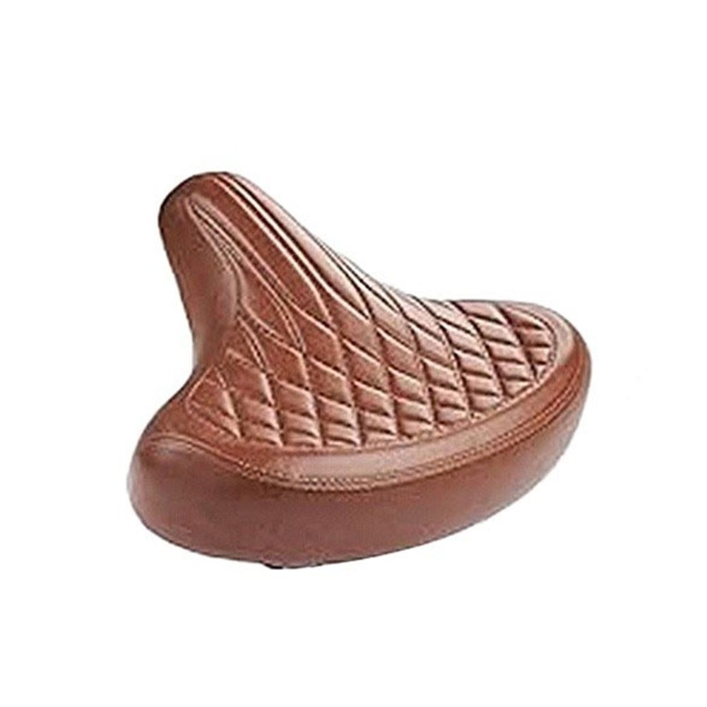 LeFor ather Bicycle SeFor at Retro Style 27x25cm for Long Rides Wide Support
