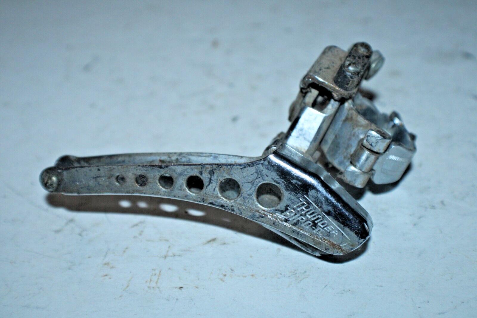 Shimano Thunder Bird II Vintage Double Front Derailleur 25.4mm Silver Ships USA!