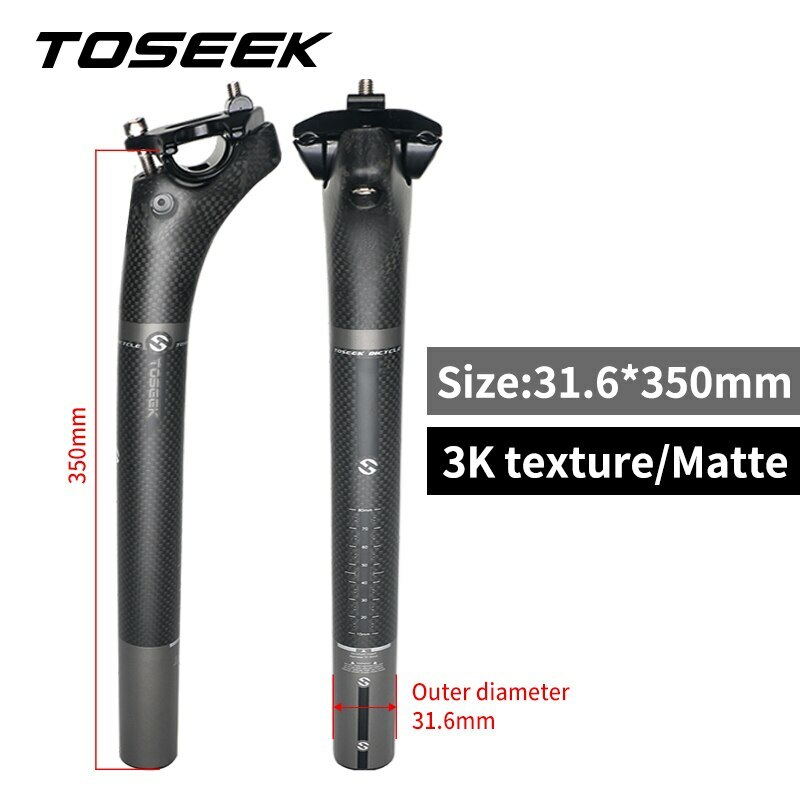 Carbon Seatpost Mtb Offset 20mm Retractable Seat Tube 27.2/30.8/31.6mm Seat Post