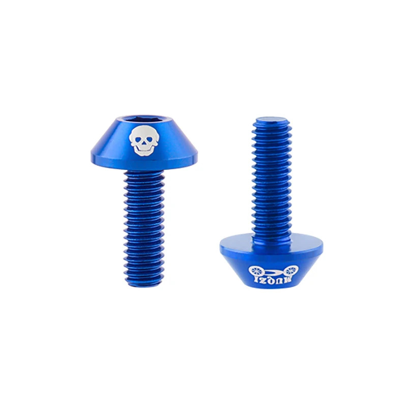 2/4pcs M6 Bike Brake Caliper Bolts 7075 Alloy MTB Road V Brake Screws