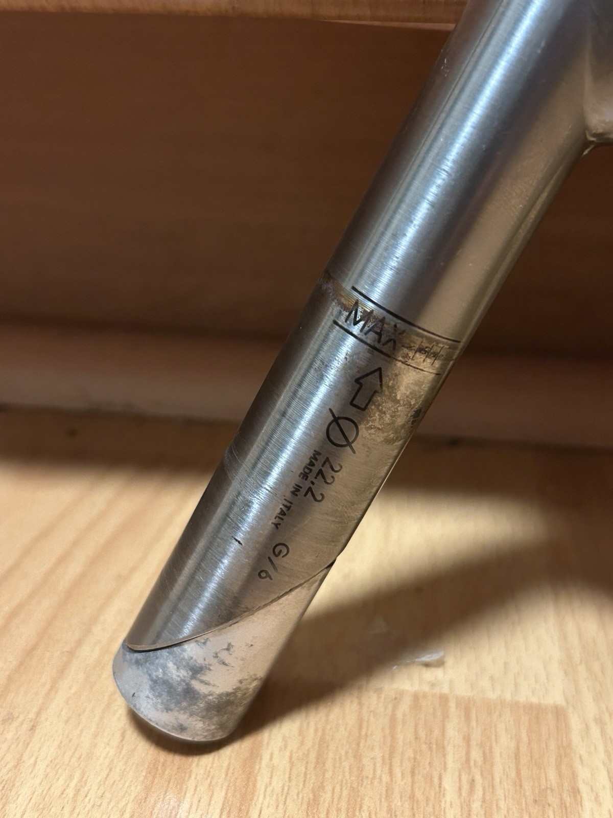 Vintage 90s 3T Pro Titanium Corsa 1″ Threaded Quill Stem 130mm 25.8 3ttt Ti 22.2